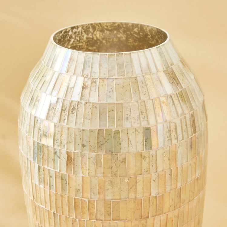 Mabel Kamal Glass Mosaic Vase - Large