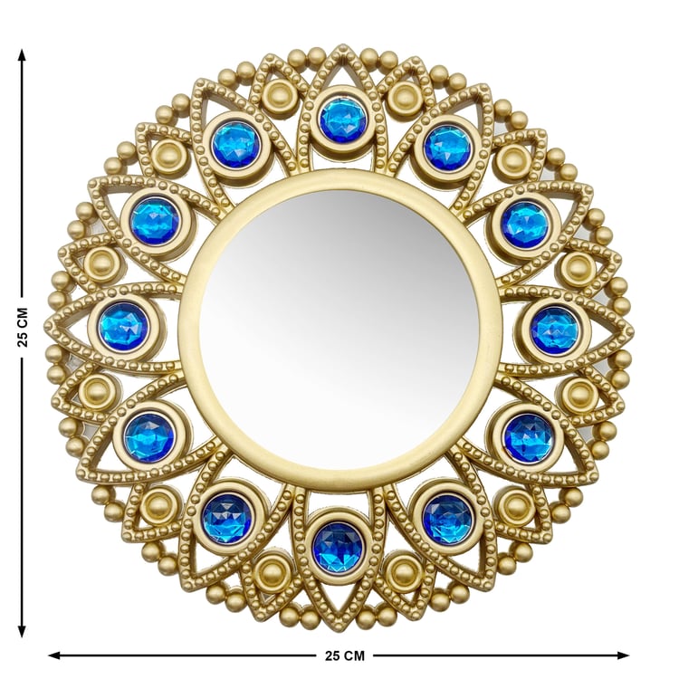 Corsica Corvus 3Pcs Decorative Clock and Mirror Set