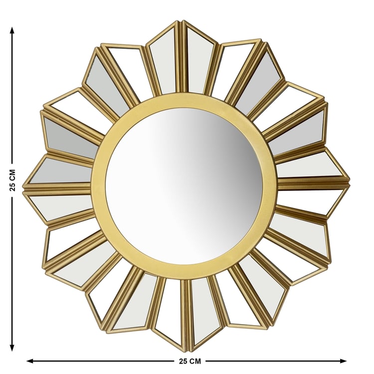 Corsica Corvus 3Pcs Decorative Mirrors and Clock Set
