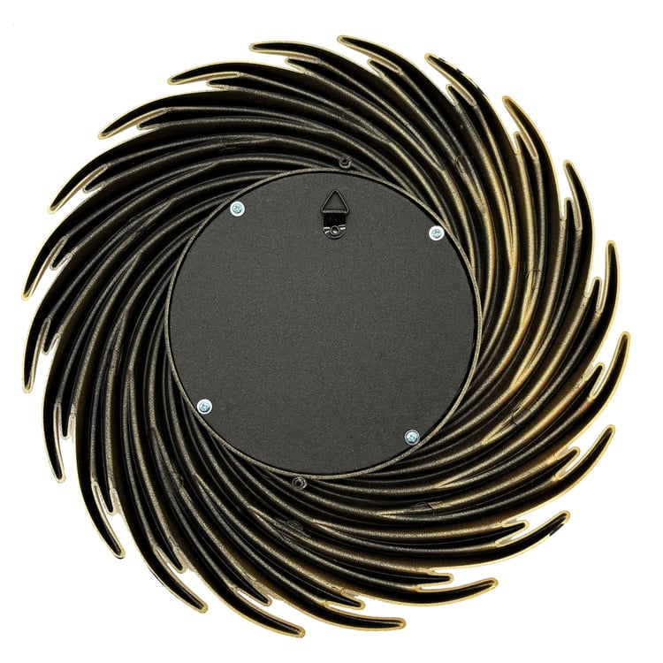 Corsica Corvus 3Pcs Decorative Mirrors and Wall Clock Set