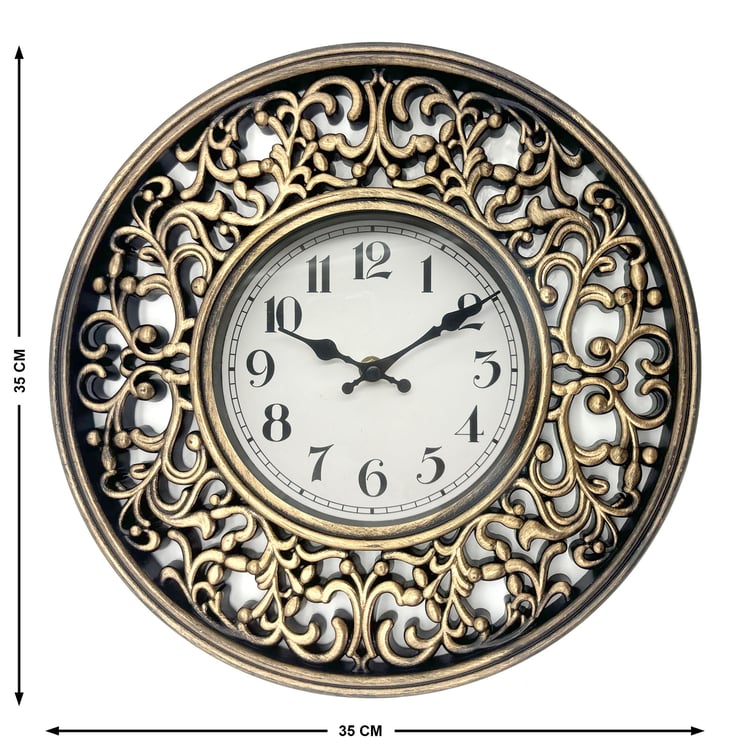 Corsica Corvus 3Pcs Perforated Mirros and Clock Set