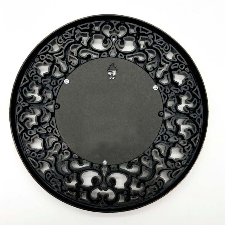 Corsica Corvus 3Pcs Perforated Mirros and Clock Set
