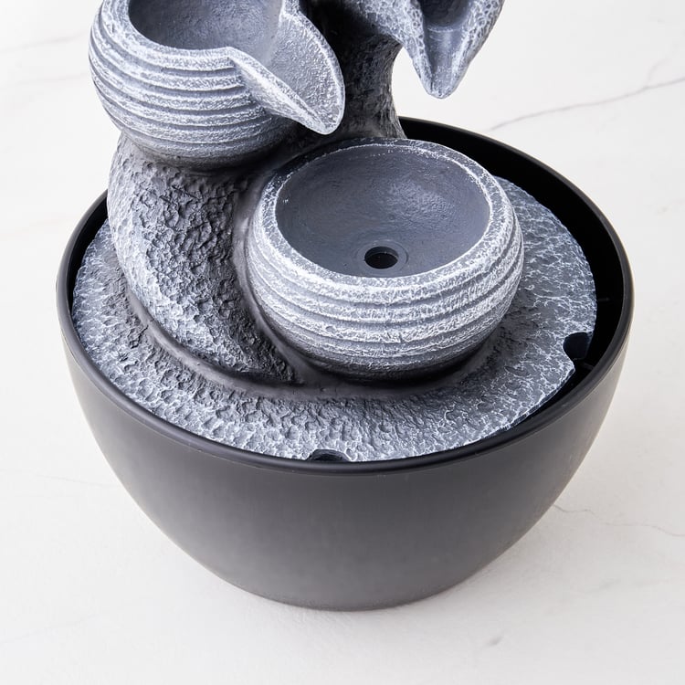 Corsica Alpine Polyresin Diya Flow Water Fountain - 13.5x17.5cm