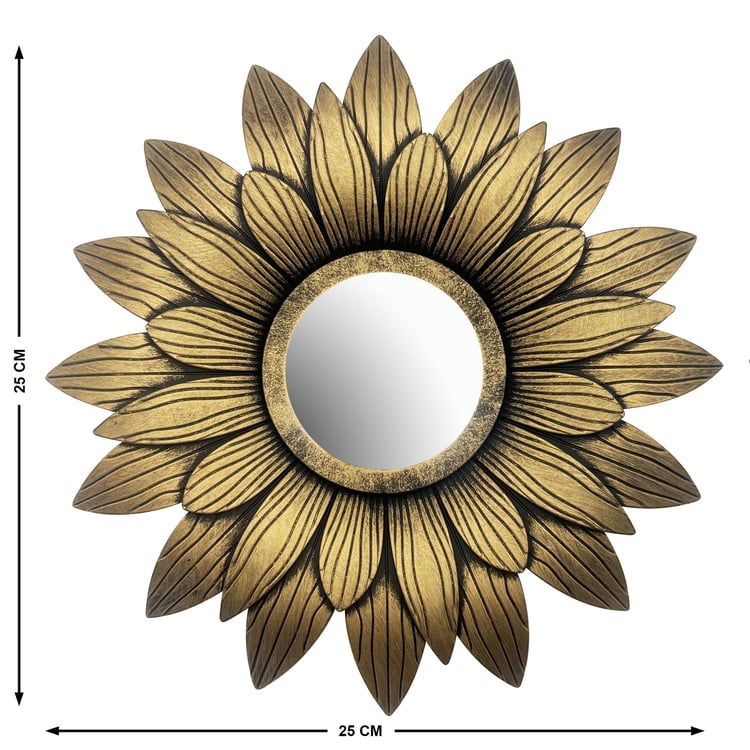 Corsica Corvus 3Pcs Floral Decorative Mirrors