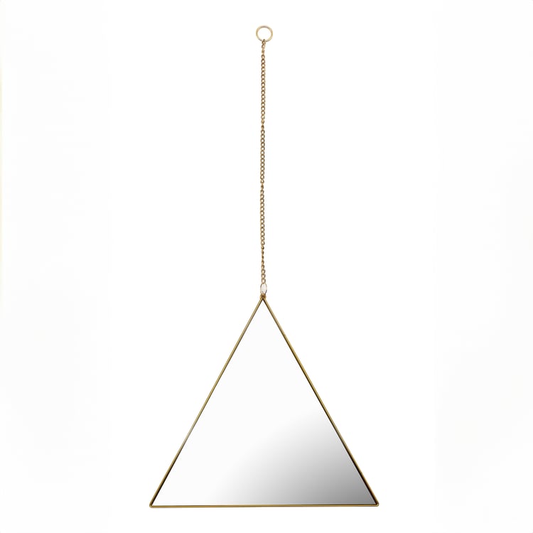 Corsica Reflection Karol Set of 3 Triangle Decorative Hanging Mirrors - 25x22.5cm