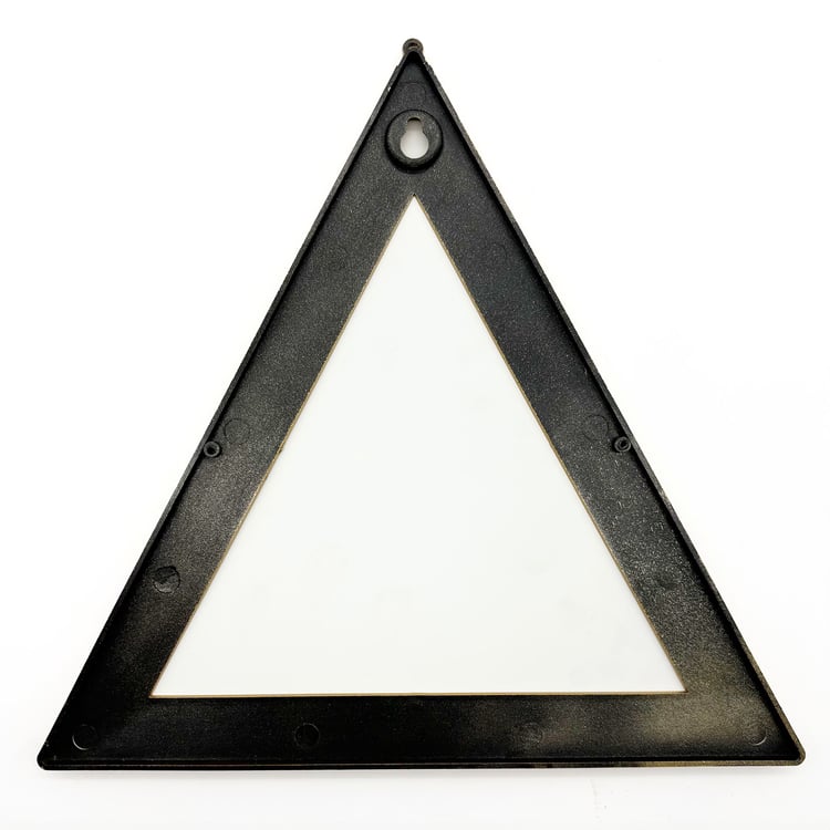 Corsica Reflection Karol Set of 3 Triangle Decorative Hanging Mirrors - 25x22.5cm