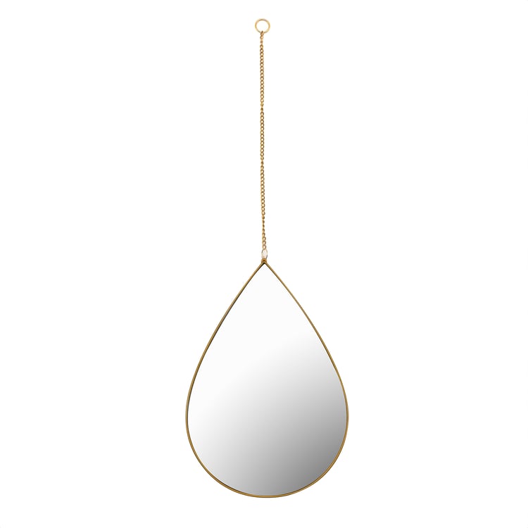 Corsica Reflection Karol Set of 3 Teardrop Decorative Hanging Mirrors - 19x28cm