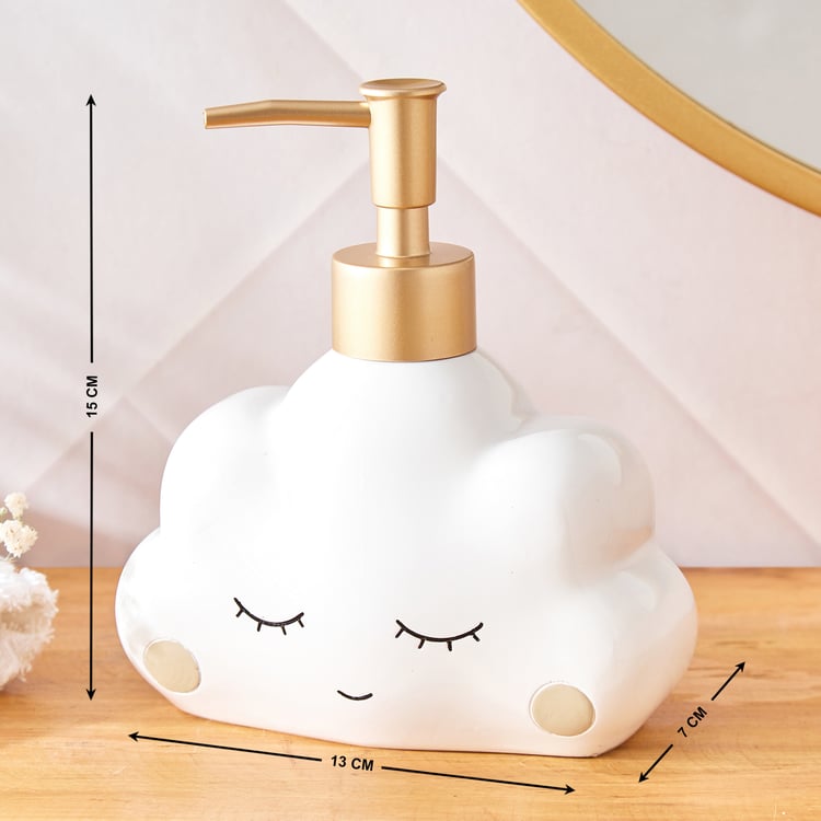 Corsica Slate Kids Polyresin Cloudy To The Moon Soap Dispenser - 340ml