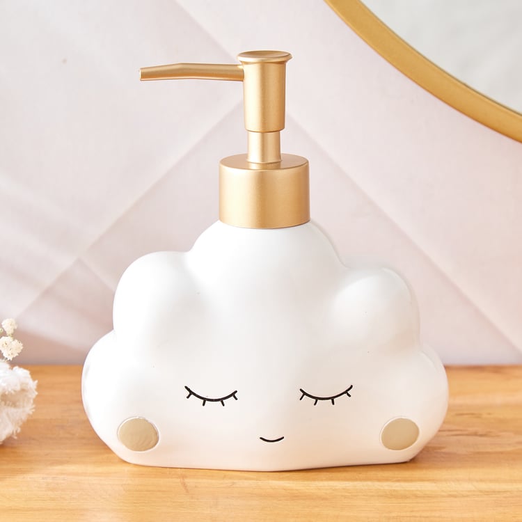 Corsica Slate Kids Polyresin Cloudy To The Moon Soap Dispenser - 340ml