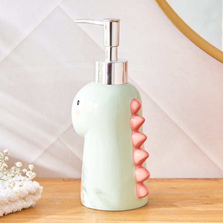 Corsica Slate Kids Polyresin Dino Soap Dispenser - 230ml