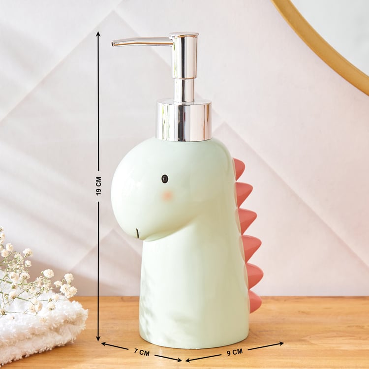 Corsica Slate Kids Polyresin Dino Soap Dispenser - 230ml