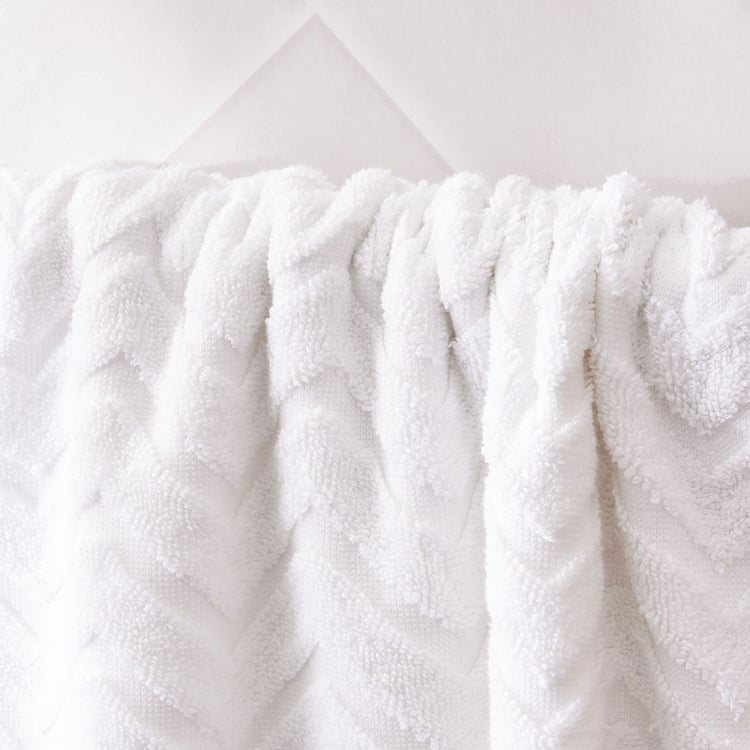 Corsica Izzy Ridges Cotton Bath Towel - 150x75cm