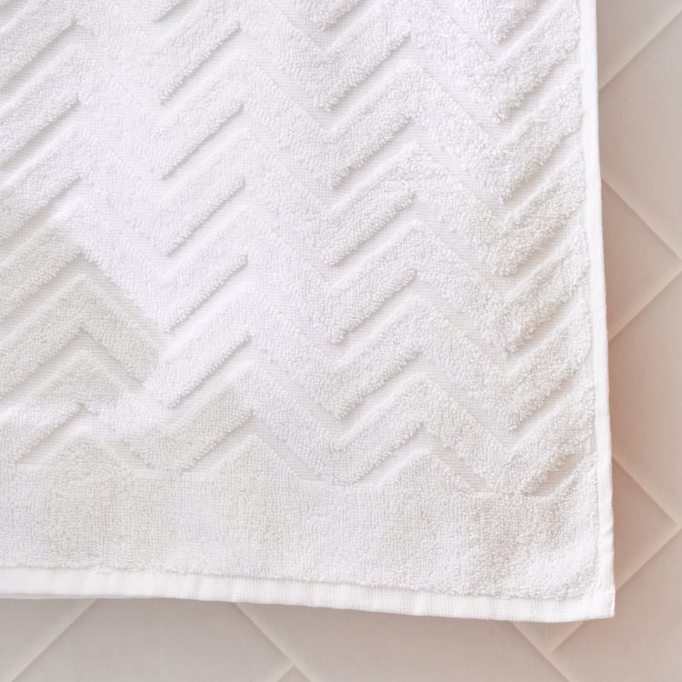 Corsica Izzy Ridges Cotton Bath Towel - 150x75cm