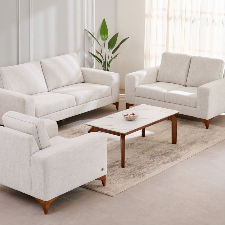 Quebec NXT Fabric 3+2+1 Seater Sofa Set - Beige