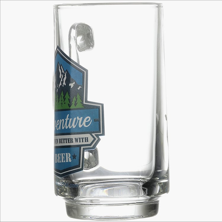 EK DO DHAI Glass Adventure Beer Mug - 350ml