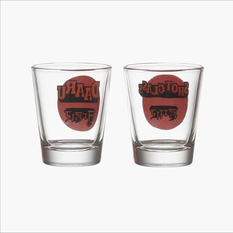 EK DO DHAI Set of 2 Shot Glasses - 60ml