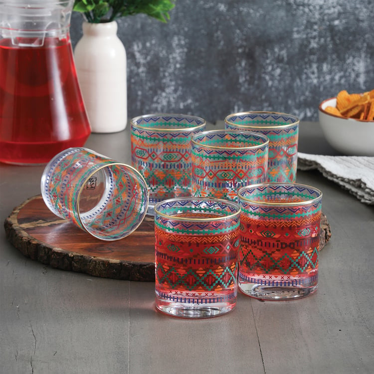 EK DO DHAI Sante Set of 6 Whisky Glasses - 60ml