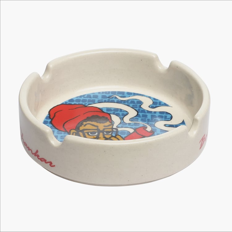 EK DO DHAI Ceramic Printed Ash Tray