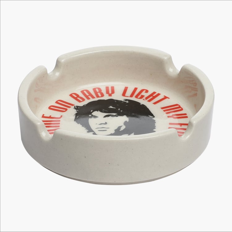 EK DO DHAI Ceramic The Doors Print Ash Tray