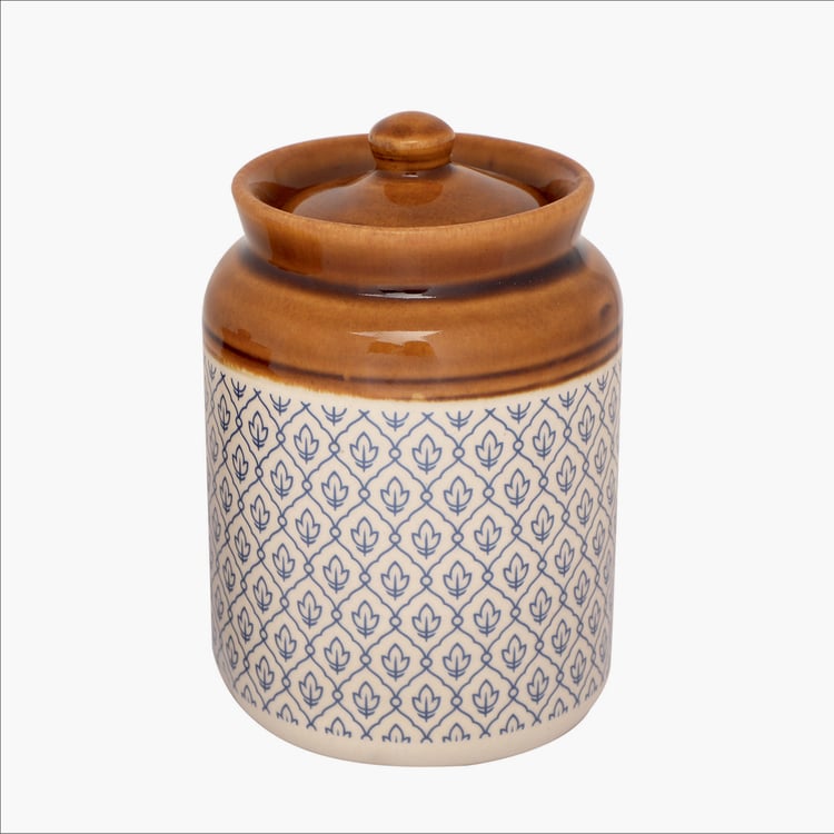 EK DO DHAI Sante 4Pcs Ceramic Printed Jars and Shakers