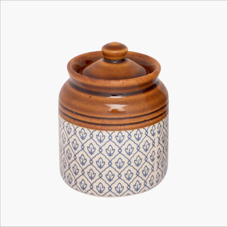 EK DO DHAI Sante 4Pcs Ceramic Printed Jars and Shakers