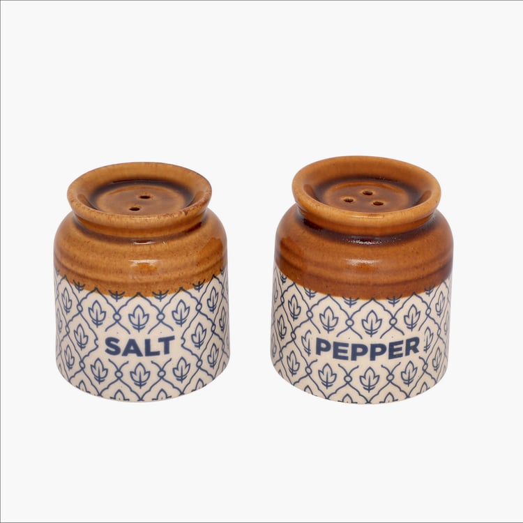 EK DO DHAI Sante 4Pcs Ceramic Printed Jars and Shakers