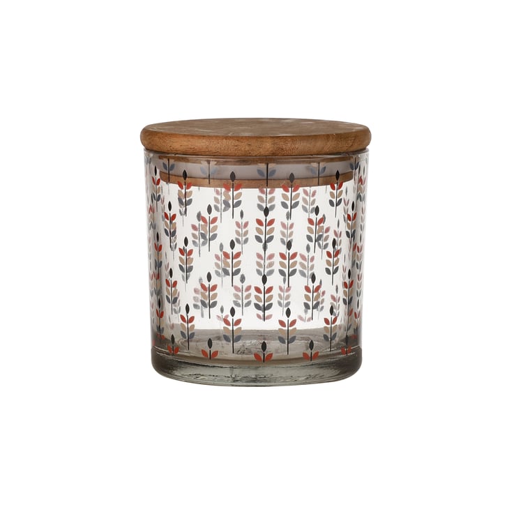 EK DO DHAI Sante Set of 2 Printed Glass Jars