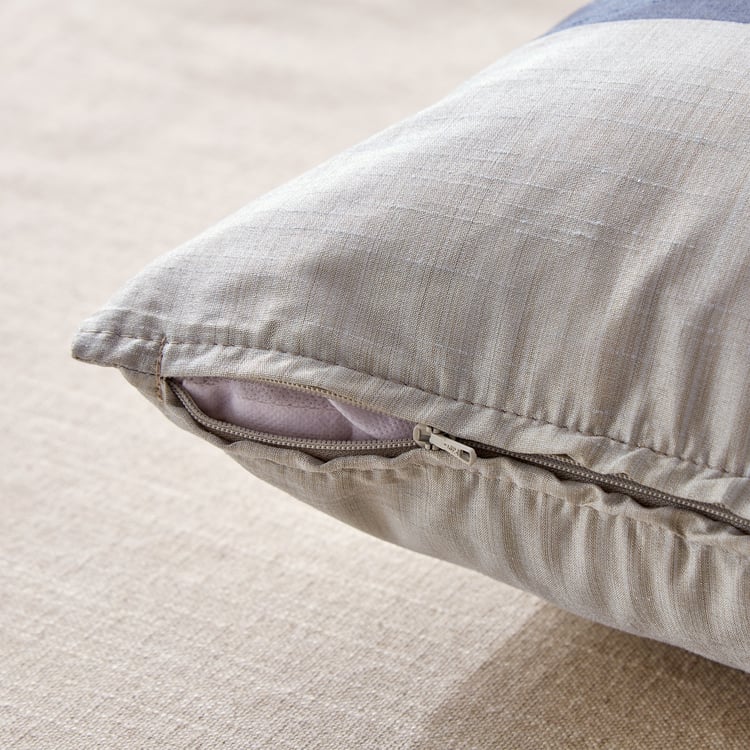 Wesley Set of 2 Colourblocked Cushion Covers - 40x40cm