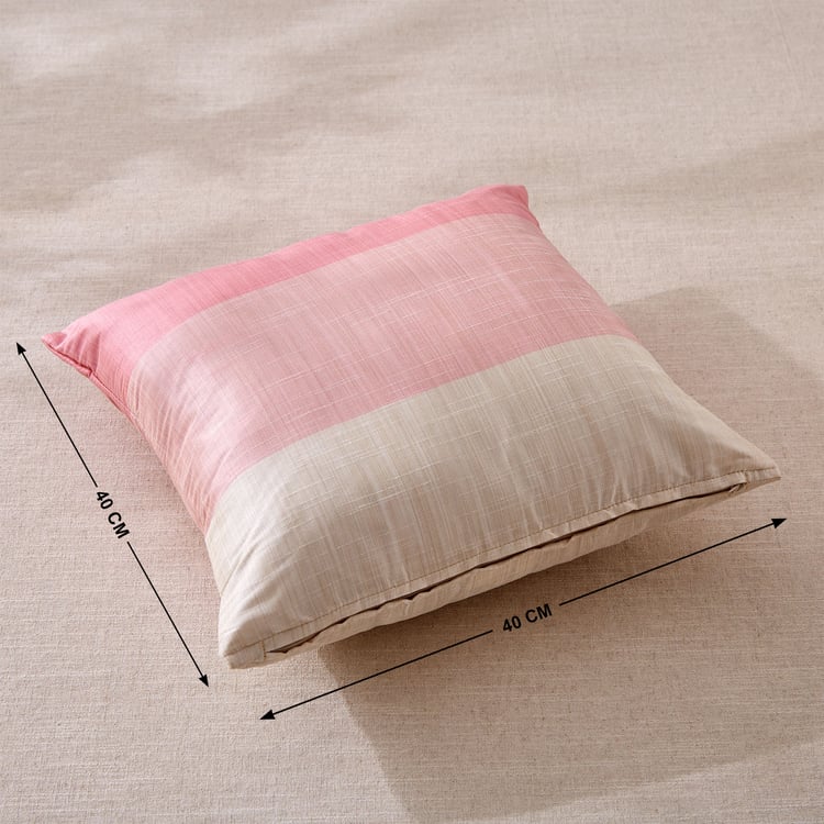 Wesley Set of 2 Colourblocked Cushion Covers - 40x40cm