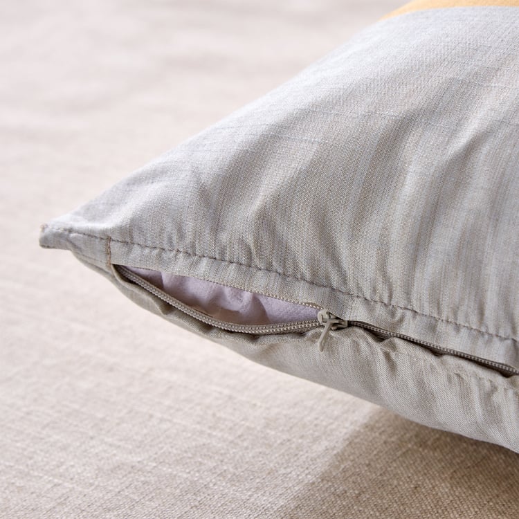 Wesley Set of 2 Colourblocked Cushion Covers - 40x40cm