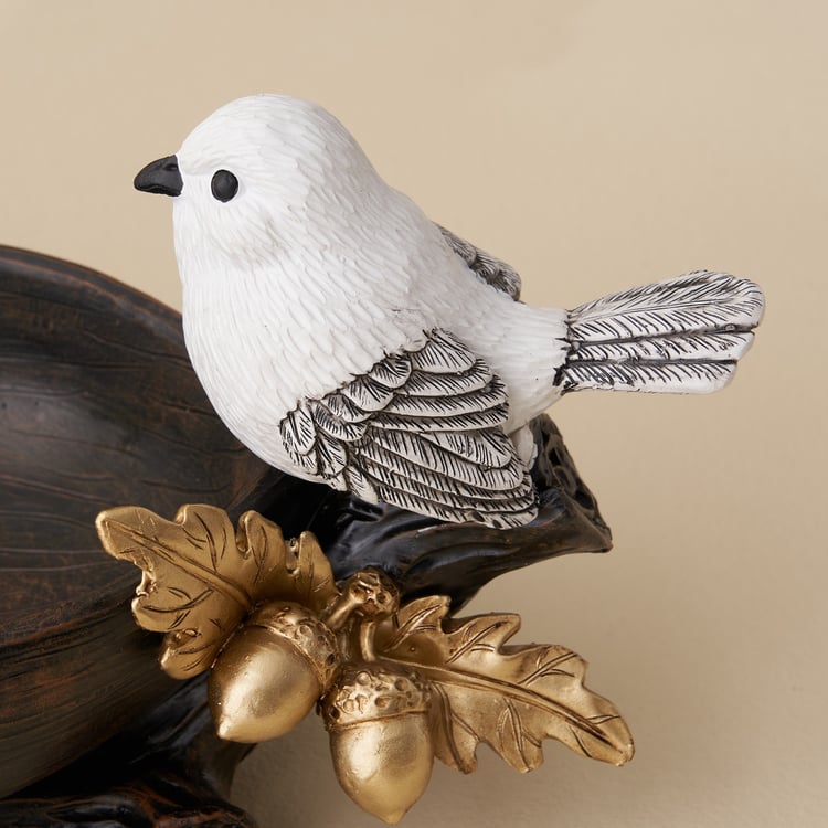 Corsica Birds Polyresin Decorative Bowl