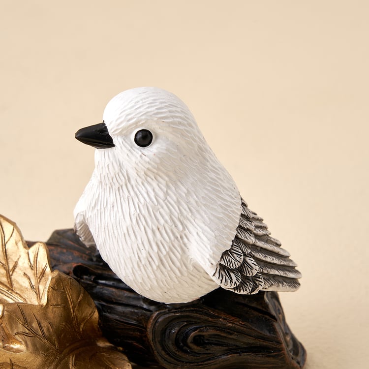 Corsica Birds Polyresin T-Light and Incense Holder