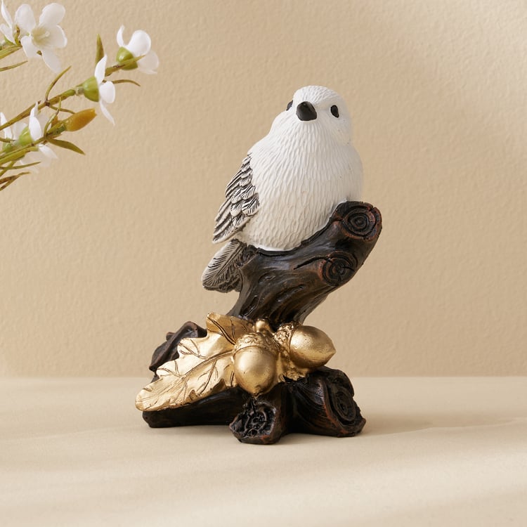 Corsica Birds Polyresin Tree Branch Figurine