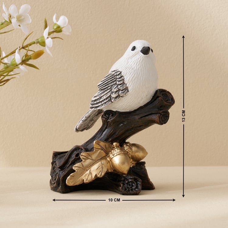 Corsica Birds Polyresin Tree Branch Figurine