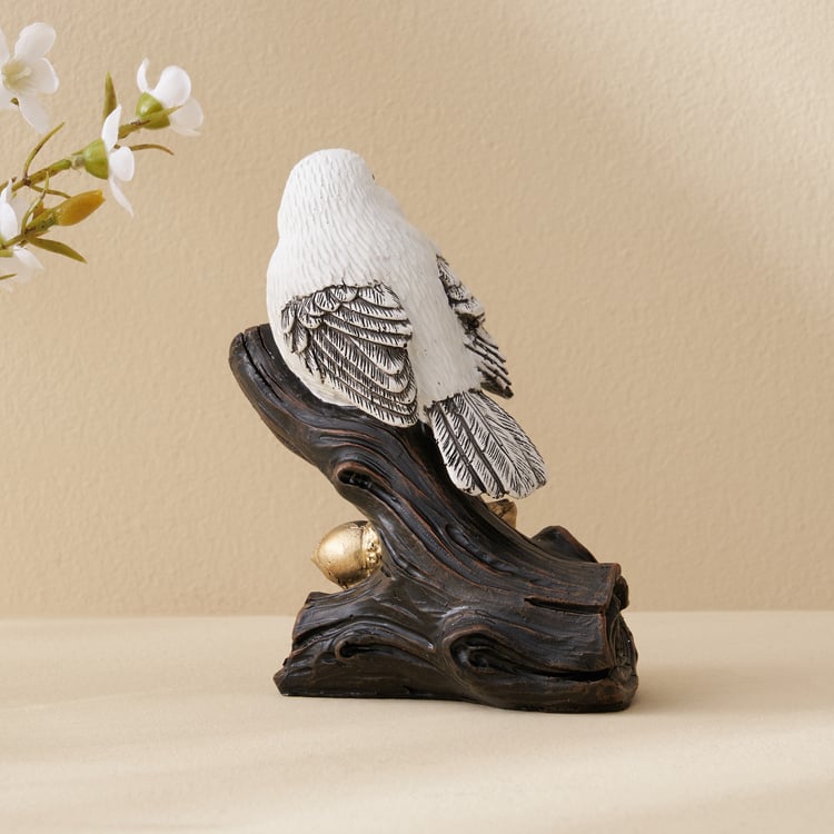 Corsica Birds Polyresin Tree Branch Figurine