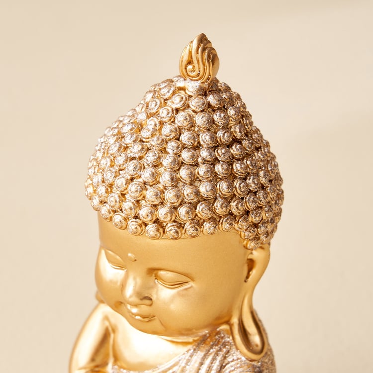 Corsica Tranquil Polyresin Sitting Baby Buddha Figurine