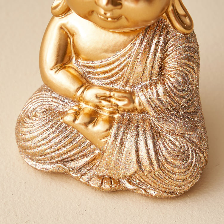 Corsica Tranquil Polyresin Sitting Baby Buddha Figurine