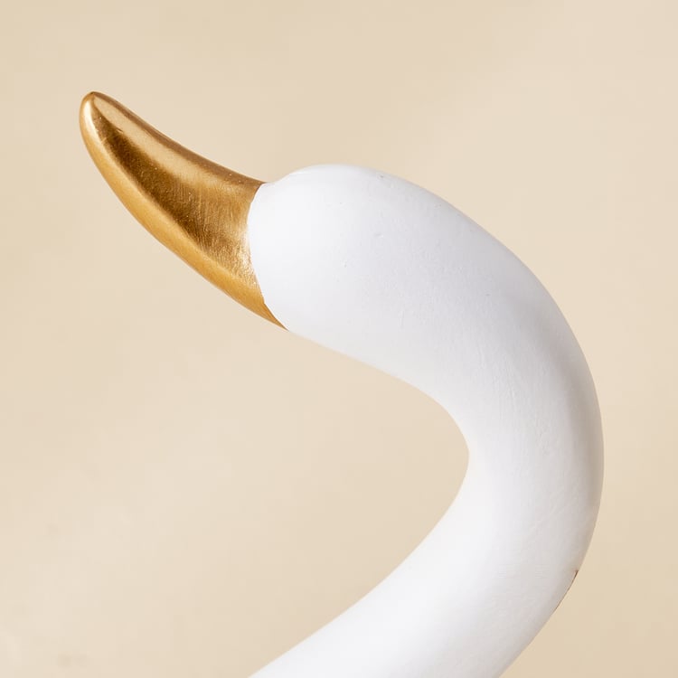 Corsica Brighton Polyresin Swan Figurine