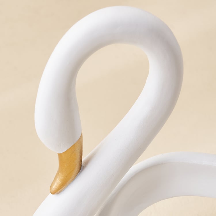 Corsica Brighton Polyresin Swan Figurine