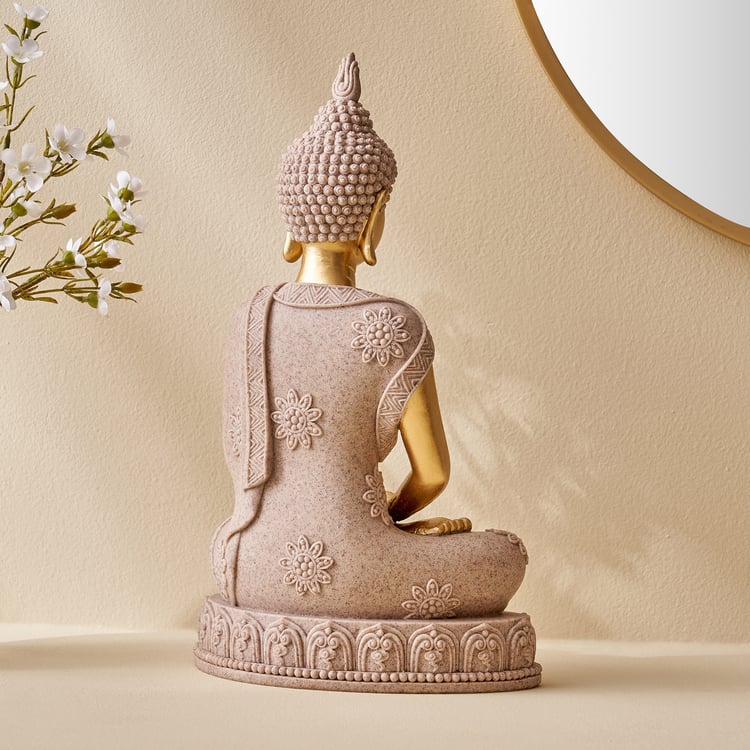 Corsica Polyresin Meditating Buddha Figurine