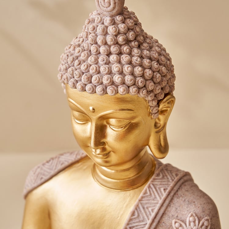 Corsica Polyresin Meditating Buddha Figurine