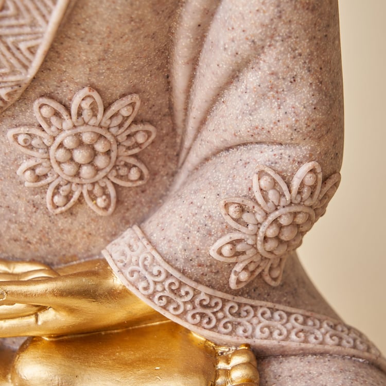 Corsica Polyresin Meditating Buddha Figurine