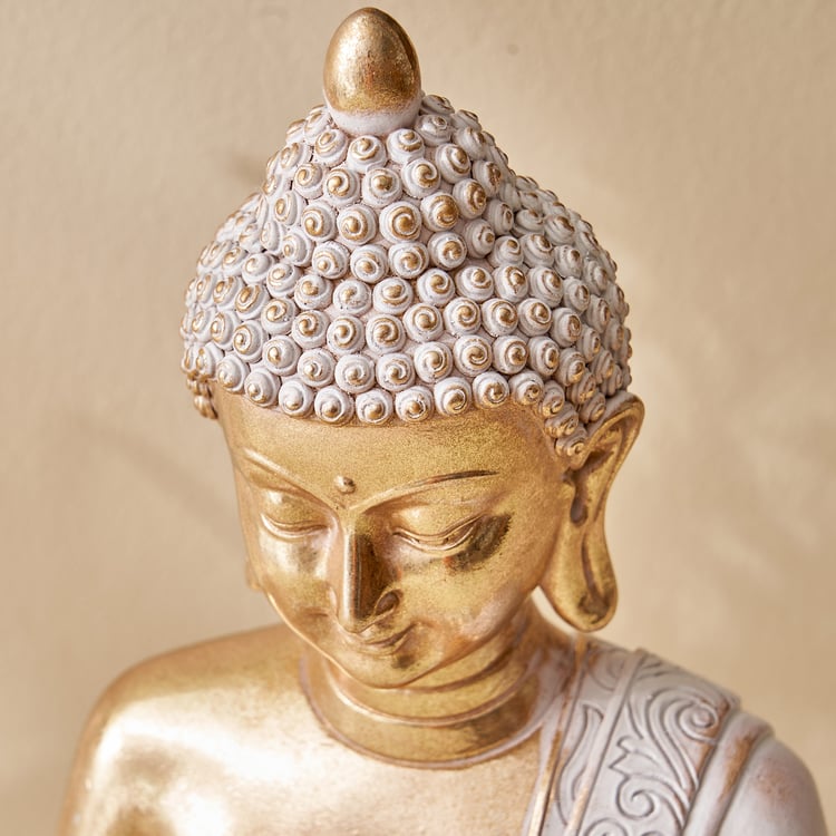 Corsica Polyresin Meditating Buddha Figurine