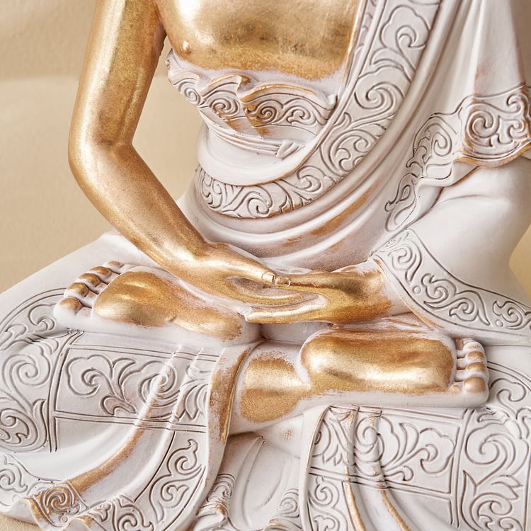 Corsica Polyresin Meditating Buddha Figurine