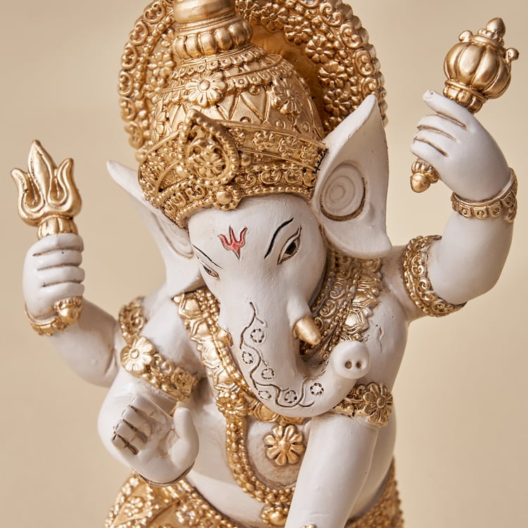 Corsica Polyresin Dancing Ganesha Figurine