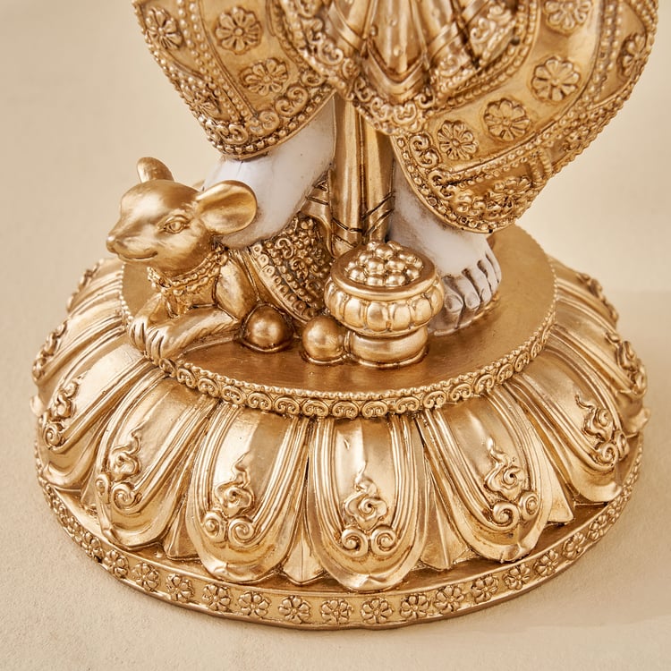 Corsica Polyresin Musical Ganesha Figurine