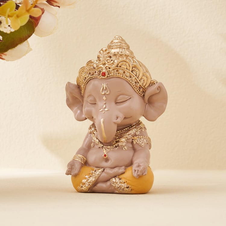 Corsica Polyresin Mini Ganesha Figurine