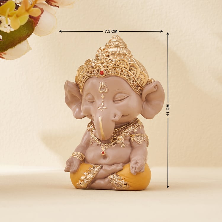 Corsica Polyresin Mini Ganesha Figurine