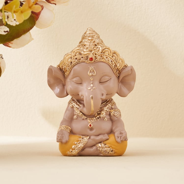 Corsica Polyresin Mini Ganesha Figurine