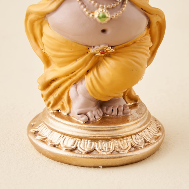 Corsica Polyresin Ganesha with Flute Figurine